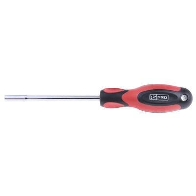 RS PRO Hexagon Nut Driver, 5.5 mm Tip, 125 mm Blade, 236 mm Overall