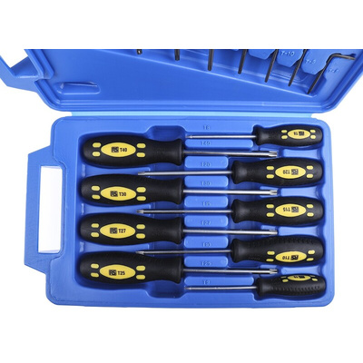 RS PRO 18-Piece Torx Key Set, L Shape