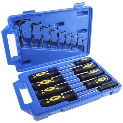 RS PRO 18-Piece Torx Key Set, L Shape