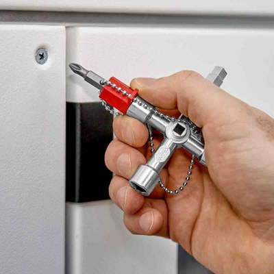 Knipex Diecast Zinc 10-way Control Cabinet Key