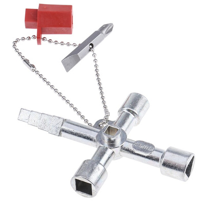 Knipex Diecast Zinc 10-way Control Cabinet Key