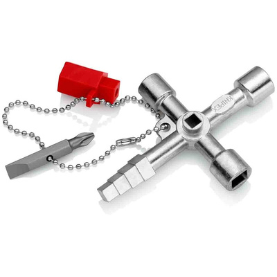 Knipex Diecast Zinc 10-way Control Cabinet Key