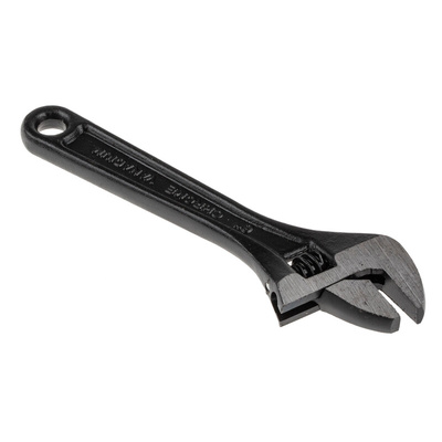 RS PRO Adjustable Spanner, 152.4 mm Overall, 20mm Jaw Capacity, Metal Handle