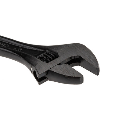 RS PRO Adjustable Spanner, 152.4 mm Overall, 20mm Jaw Capacity, Metal Handle