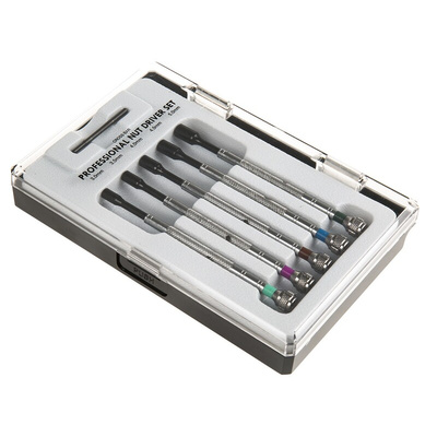 RS PRO Nut Driver Set, Hexagon: 3; 3.5; 4; 4.5; 5 mm Tip