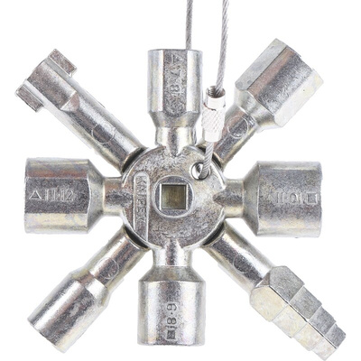 Knipex Diecast Zinc 17-way Control Cabinet Key