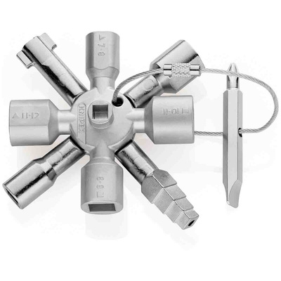 Knipex Diecast Zinc 17-way Control Cabinet Key