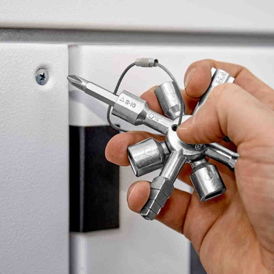 Knipex Diecast Zinc 17-way Control Cabinet Key