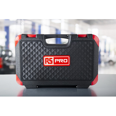 RS PRO 26-Piece Metric 1/2 in Standard Socket Set with Ratchet, 6 point
