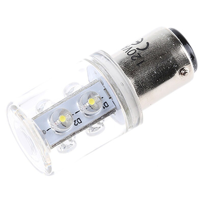 RS PRO White, BA15d 130 V ac