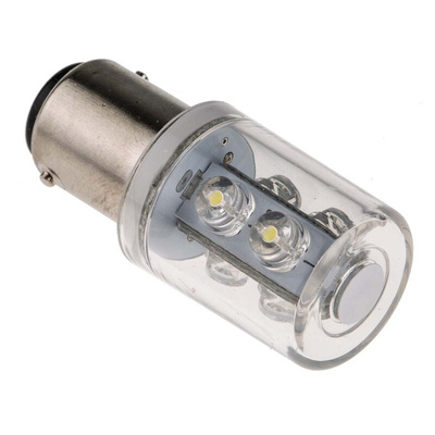 RS PRO White, BA15d 230 V ac