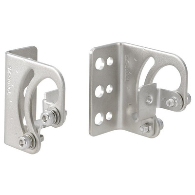 Patlite Silver Angle Adjust Mounting Bracket for use with CLK, CWK Series
