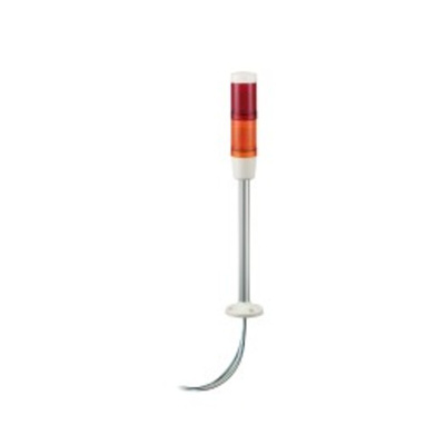 Schneider Electric Harmony XVM Series Red/Green Signal Tower, 2 Lights, 24 V ac/dc, Base Mount