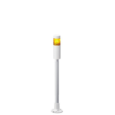 Patlite LR4 Series Coloured Signal Tower, 1 Lights, 24 V dc, Pole Mount