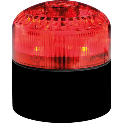 RS PRO Red Sounder Beacon, 120 → 240 V, IP65, Base Mount, 105dB at 1 Metre