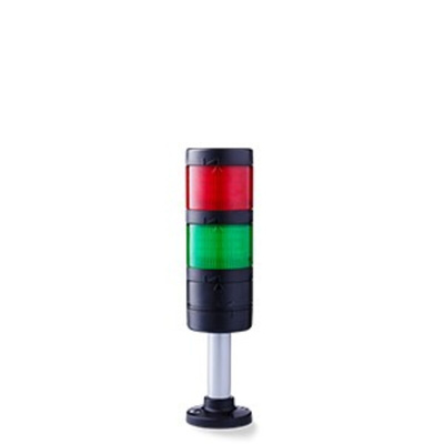 AUER Signal Modul-Perfect 70 Series Green, Red Signal Tower, 2 Lights, 24 V ac/dc