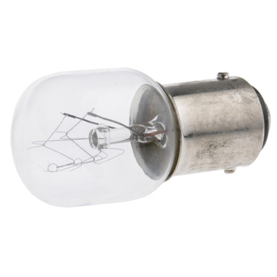 Schneider Electric Incandescent Clear Bulb, BA15d 230 V