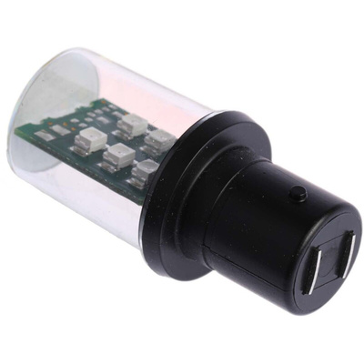 Schneider Electric LED Red Lamp, BA15d 24 V ac/dc