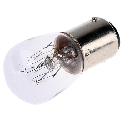 Werma Incandescent Clear Bulb, BA15d 230 V