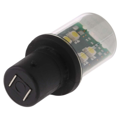 Schneider Electric LED White Lamp, BA15d 24 V ac/dc