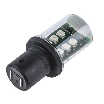 Schneider Electric Flashing, LED Red Lamp, BA15d 24 V ac/dc