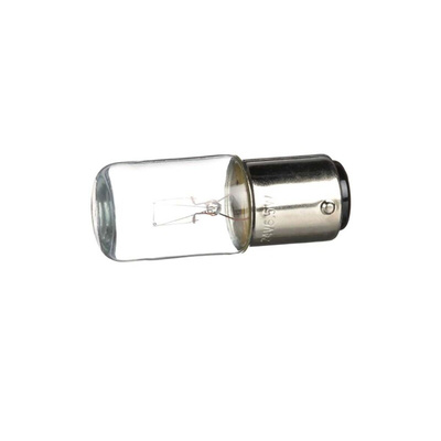 Schneider Electric Incandescent Clear Bulb, BA15d 24 V