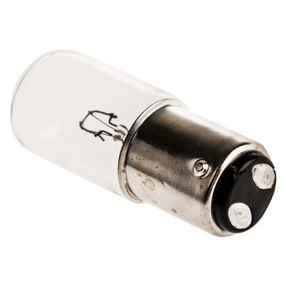 Schneider Electric Incandescent Clear Bulb, BA15d 24 V