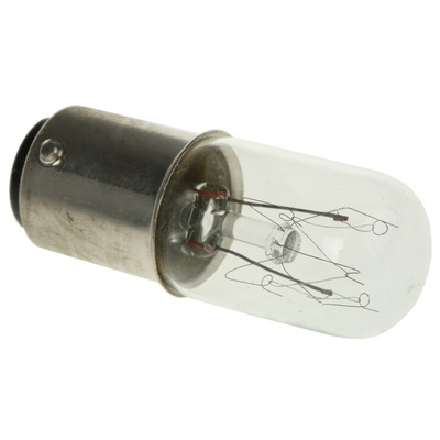 Schneider Electric Incandescent Clear Bulb, BA15d 230 V