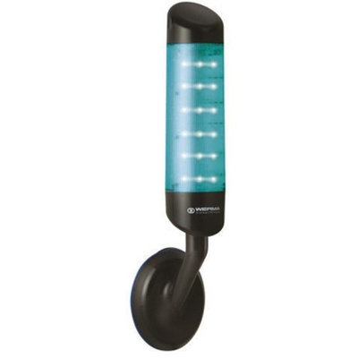 Werma Kompakt Series Clear Buzzer Signal Tower, 3 Lights, 24 V dc, Wall Mount