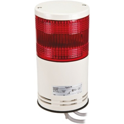 Schneider Electric Harmony XVC1 Series Red Signal Tower, 1 Lights, 24 V dc, Surface Mount