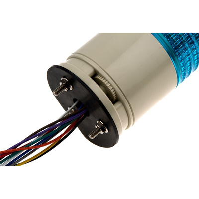 Schneider Electric Harmony XVC6 Series Red/Green/Amber/Blue Buzzer Signal Tower, 4 Lights, 24 V ac/dc, Surface Mount