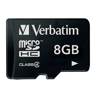 Verbatim 8 GB MicroSDHC Card Class 4