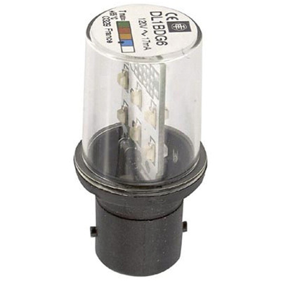 Schneider Electric LED Blue Lamp, BA15d 120 V ac
