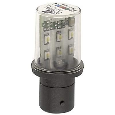 Schneider Electric BA15d LED Lamp, White, 120 V ac