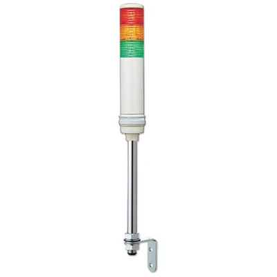 Schneider Electric Harmony XVC Series Red/Green/Amber Buzzer Signal Tower, 3 Lights, 100 → 240 V ac, Tube Mount