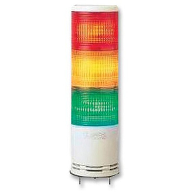 Schneider Electric Harmony XVC Series Orange, Red, Red/Green/Orange Signal Tower, 3 Lights, 100 → 240 V ac,