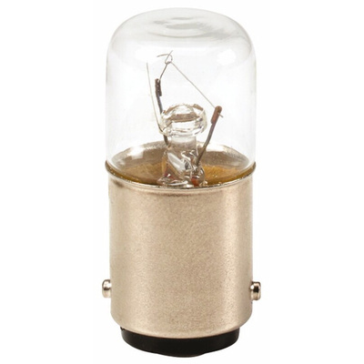 Eaton Incandescent Clear Bulb, BA15d 230 V