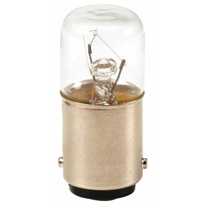 Eaton Incandescent Clear Bulb, BA15d 120 V