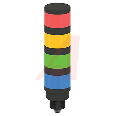 Banner TL50 Series Blue, Green, Red, Yellow Signal Tower, 4 Lights, 18 → 30 V dc, Versatile Mount