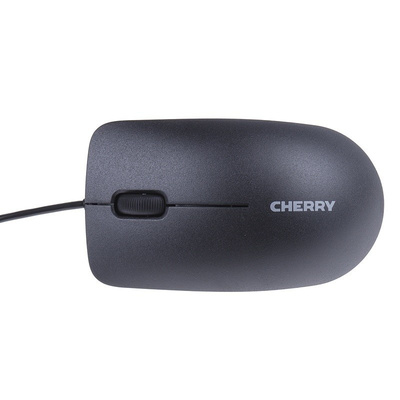 Cherry MC 1000 3 Button Wired Optical Mouse Black