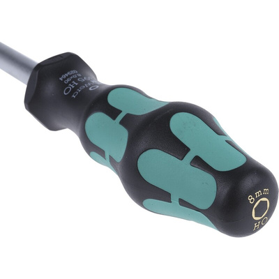Wera Hexagon Nut Driver Set, 5 mm, 5.5 mm, 6 mm, 7 mm, 8 mm, 10 mm, 13 mm Tip, 90 mm Overall