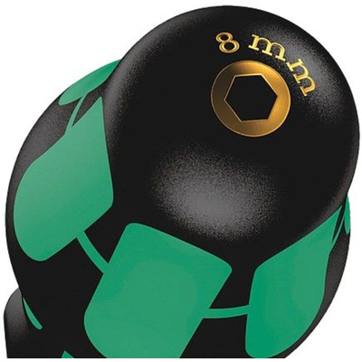Wera Hexagon Nut Driver Set, 5 mm, 5.5 mm, 6 mm, 7 mm, 8 mm, 10 mm, 13 mm Tip, 90 mm Overall