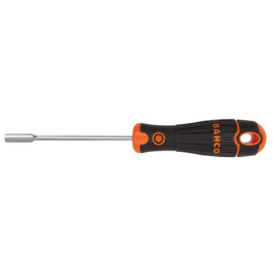 Bahco Hexagon Nut Driver, 5 mm Tip, 150 mm Blade, 255 mm Overall