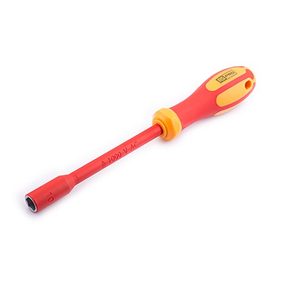 RS PRO Hexagon Nut Driver, 6 mm Tip, VDE/1000V, 125 mm Blade, 225 mm Overall