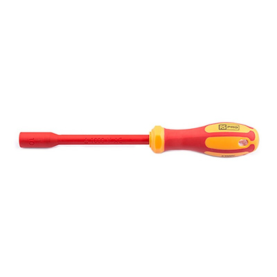 RS PRO Hexagon Nut Driver, 13 mm Tip, VDE/1000V, 125 mm Blade, 245 mm Overall
