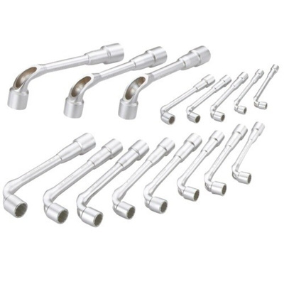 SAM Hex Tubular Box Spanner Set, 16 pieces 8 → 24 mm Tip