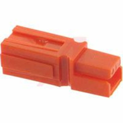 Connector, housing only, orange
