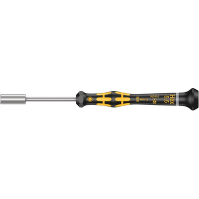 Wera Hex Nut Driver, 60 mm Blade, 157 mm Overall