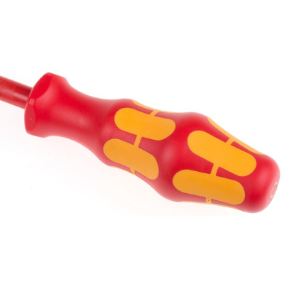 Wera Hexagon Nut Driver, 7 mm Tip, VDE/1000V, 125 mm Blade, 230 mm Overall