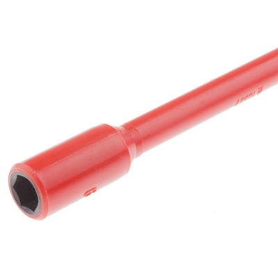 Wera Hexagon Nut Driver, 9 mm Tip, VDE/1000V, 125 mm Blade, 230 mm Overall